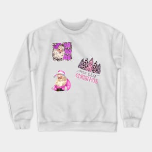 Vintage Santa Claus Stickers Pack Crewneck Sweatshirt